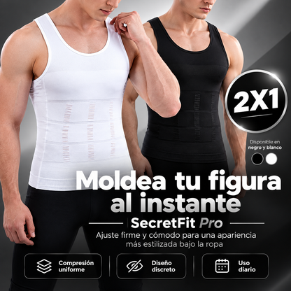 SecretFit Pro - Camiseta de Compresión para Hombre