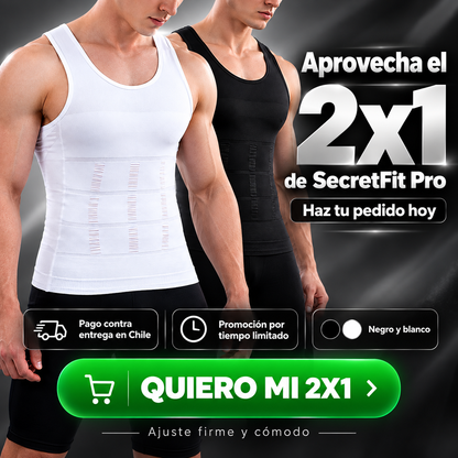 SecretFit Pro - Camiseta de Compresión para Hombre